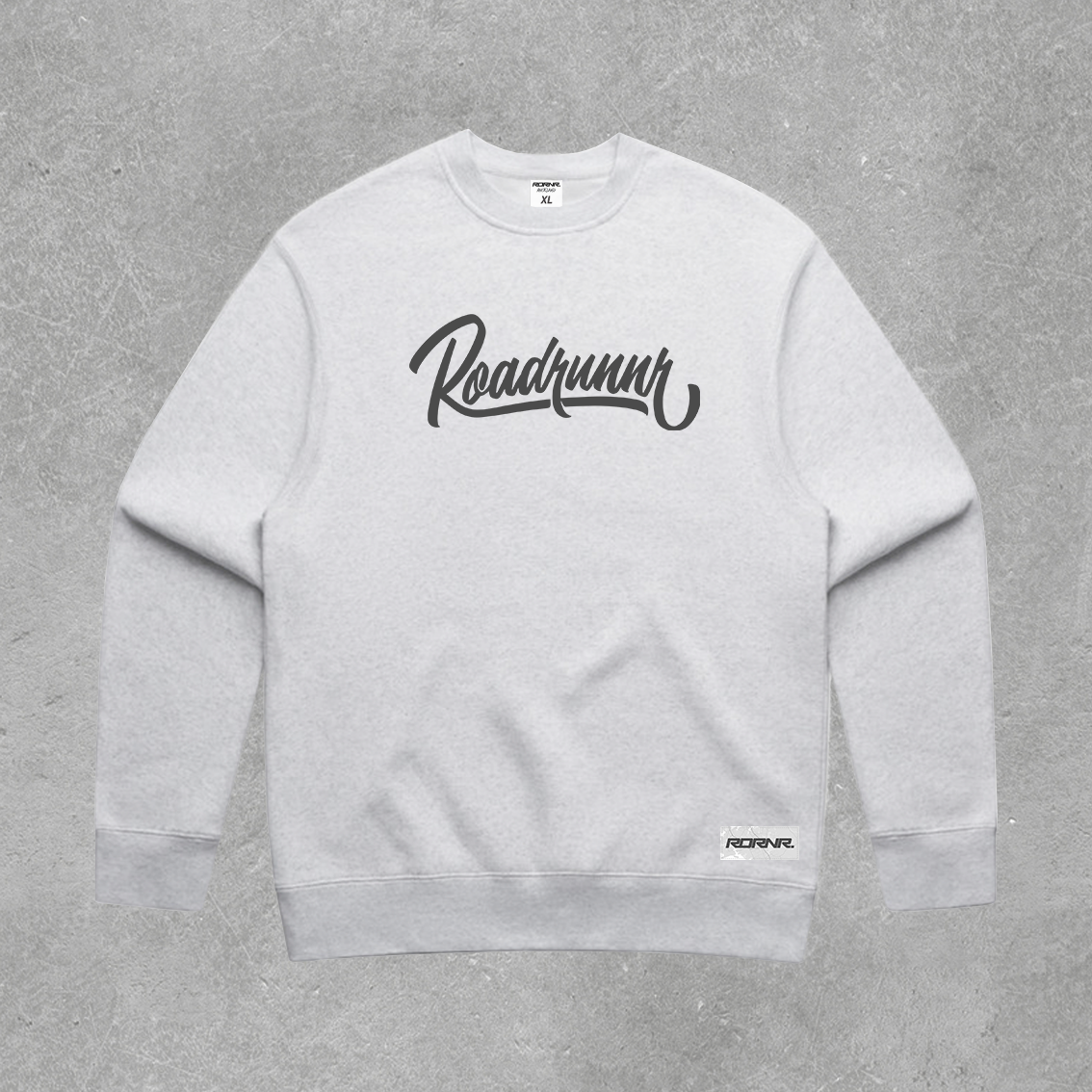 Embroidered Script Logo Crew