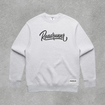 Embroidered Script Logo Crew