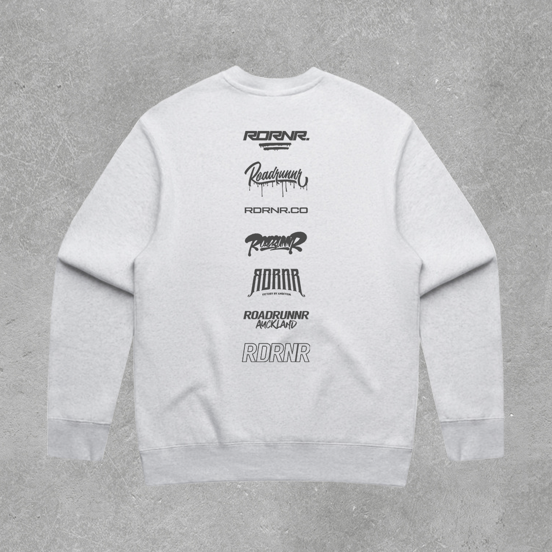 Embroidered Script Logo Crew