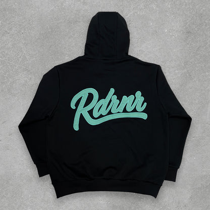 Script Hoodie - Teal
