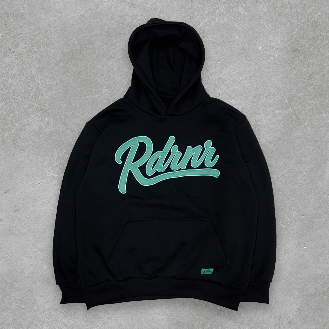 Script Hoodie - Teal