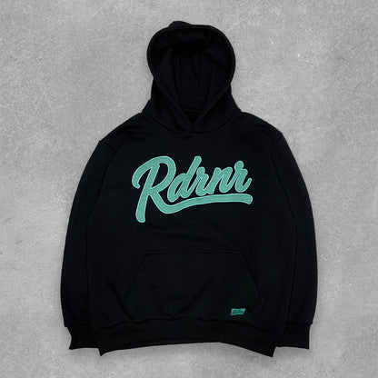 Script Hoodie - Teal