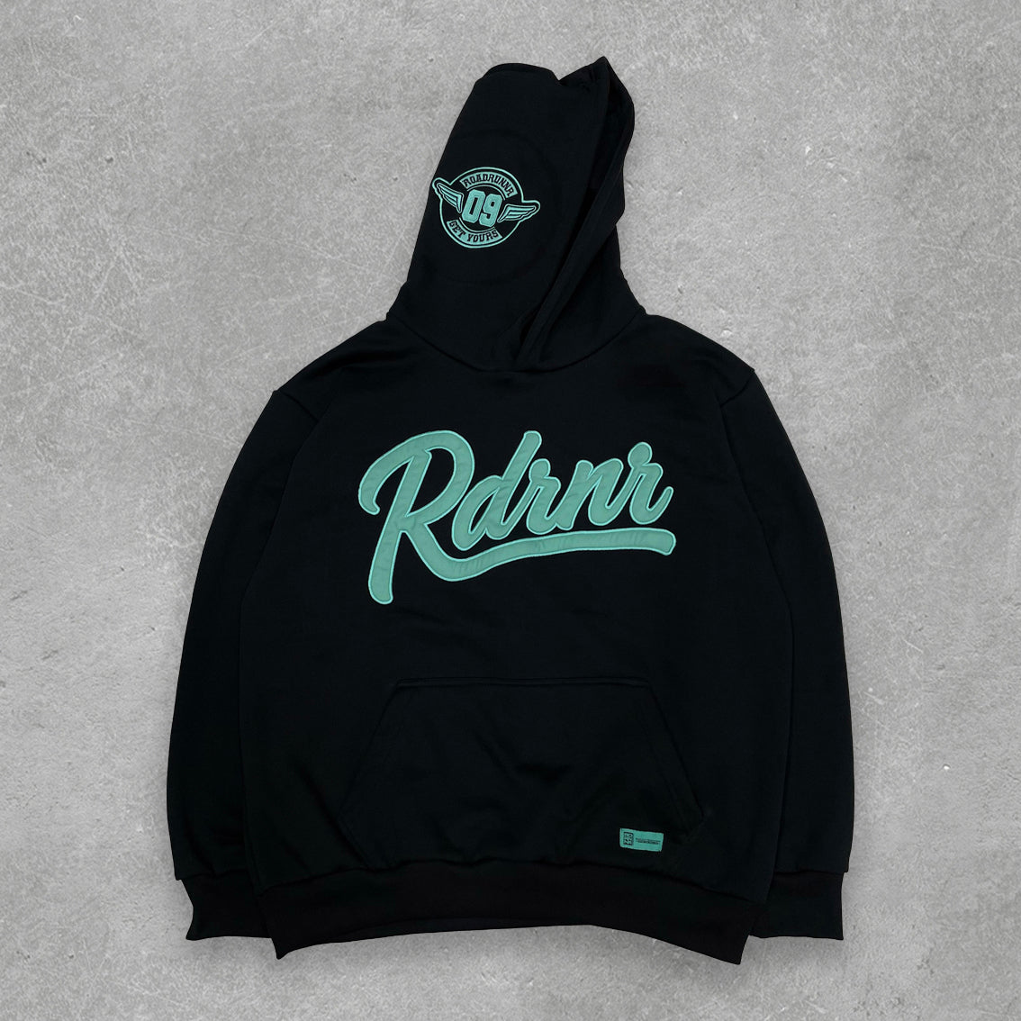 Script Hoodie - Teal