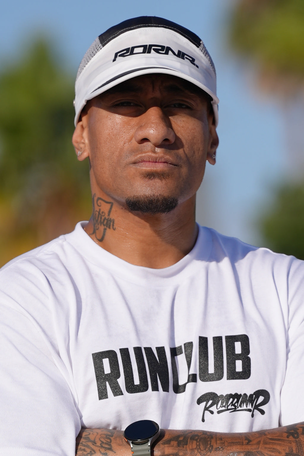**Run Hat (White)
